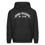 Deree Designs | 2022 | Men's Hoodie - charcoal grey