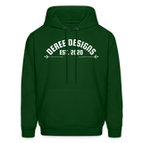 Deree Designs | 2022 | Men's Hoodie - forest green