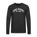 Deree Designs | 2022 | Men's LS T-Shirt - charcoal grey