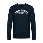 Deree Designs | 2022 | Men's LS T-Shirt - deep navy