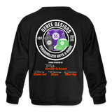 Deree Designs | 2022 | Youth Crewneck Sweatshirt - black