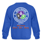 Deree Designs | 2022 | Youth Crewneck Sweatshirt - royal blue