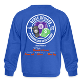 Deree Designs | 2022 | Youth Crewneck Sweatshirt - royal blue