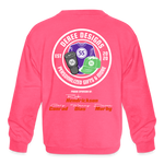 Deree Designs | 2022 | Youth Crewneck Sweatshirt - neon pink