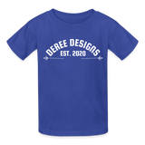 Deree Designs | 2022 | Youth T-Shirt - royal blue