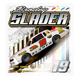 Brodey Slader | 2023 | Sticker 2 - transparent glossy