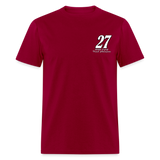 Cole Nelson (22 Champ) | 2023 | Adult T-Shirt - dark red