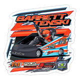 Barrett Tenski | 2023 | Sticker 2 - white matte