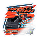 Barrett Tenski | 2023 | Sticker 2 - transparent glossy