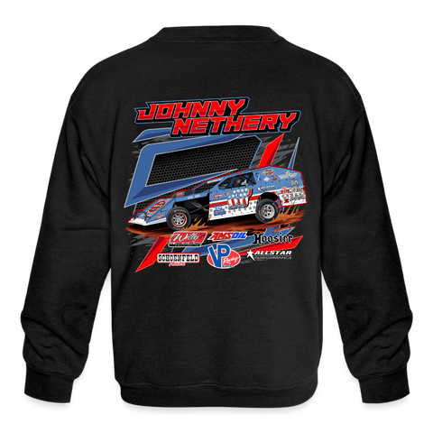 Johnny Nethery | 2023 | Youth Crewneck Sweatshirt - black