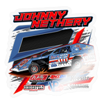 Johnny Nethery | 2023 | Sticker 2 - transparent glossy