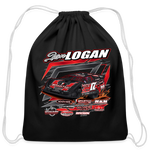 Ian Logan | 2023 | Cotton Drawstring Bag - black