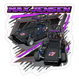 Max Jensen | 2023 | Sticker 2 - white matte