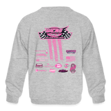 Wing Champ Racing Series | 2023 | Youth Crewneck Sweatshirt - heather gray