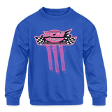 Wing Champ Racing Series | 2023 | Youth Crewneck Sweatshirt - royal blue