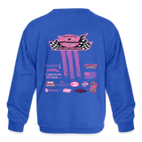 Wing Champ Racing Series | 2023 | Youth Crewneck Sweatshirt - royal blue