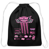 Wing Champ Racing Series | 2023 | Cotton Drawstring Bag - black