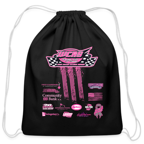 Wing Champ Racing Series | 2023 | Cotton Drawstring Bag - black