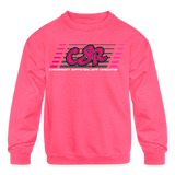 Camron Spangler | 2023 | Youth Crewneck Sweatshirt - neon pink