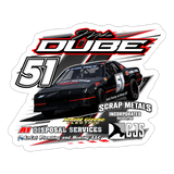 Mike Dube | 2023 | Sticker 2 - white matte