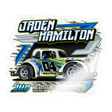 JHR Motorsports | 2023 | Sticker 2 - transparent glossy