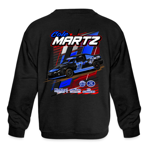 Cole Martz | 2023 | Youth Crewneck Sweatshirt - black