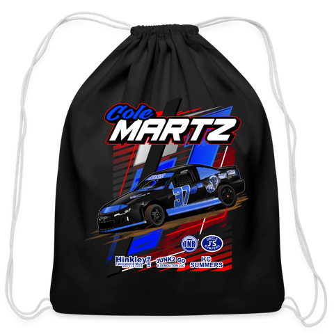 Cole Martz | 2023 | Cotton Drawstring Bag - black