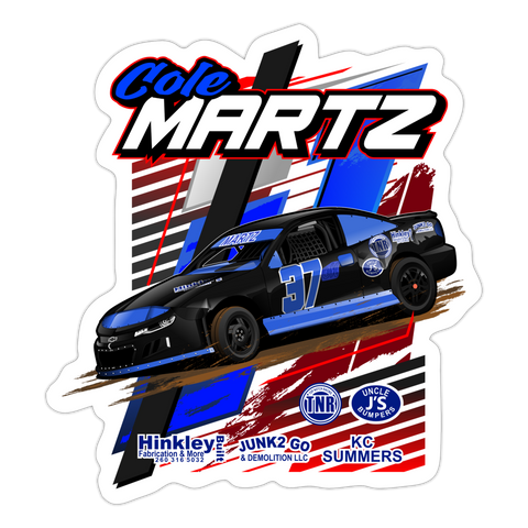 Cole Martz | 2023 | Sticker 2 - white matte