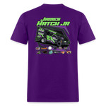 Double Hatch Racing | James Jr. | 2023 | Adult T-Shirt - purple