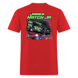 Double Hatch Racing | James Jr. | 2023 | Adult T-Shirt - red