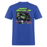 Double Hatch Racing | James Jr. | 2023 | Adult T-Shirt - royal blue