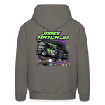 Double Hatch Racing | James Jr. | 2023 | Adult Hoodie - asphalt gray