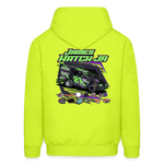 Double Hatch Racing | James Jr. | 2023 | Adult Hoodie - safety green