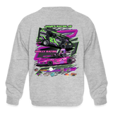 Double Hatch Racing | 2023 | Youth Crewneck Sweatshirt - heather gray