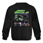 Double Hatch Racing | James Jr. | 2023 | Youth Crewneck Sweatshirt - black