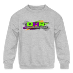 Double Hatch Racing | James Jr. | 2023 | Youth Crewneck Sweatshirt - heather gray