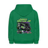 Double Hatch Racing | James Jr. | 2023 | Youth Hoodie - kelly green