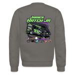 Double Hatch Racing | James Jr. | 2023 | Adult Crewneck Sweatshirt - asphalt gray