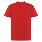 Sorry We're Racing | FSR Merch | Adult T-Shirt - red