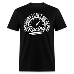 Sorry We're Racing | FSR Merch | Adult T-Shirt - black