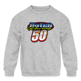 EJ Hatch | 2023 | Youth Crewneck Sweatshirt - heather gray