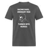 Racing Dad Hero | FSR Merch | Adult T-Shirt - charcoal