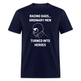 Racing Dad Hero | FSR Merch | Adult T-Shirt - navy