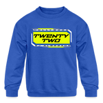 AJ Albreada | Twenty Two | 2023 | Youth Crewneck Sweatshirt - royal blue