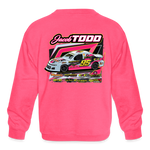 Jacob Todd | 2023 | Youth Crewneck Sweatshirt - neon pink