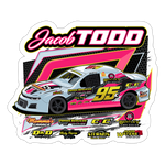 Jacob Todd | 2023 | Sticker 2 - white matte