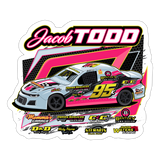 Jacob Todd | 2023 | Sticker 2 - white matte