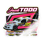 Jacob Todd | 2023 | Sticker 2 - transparent glossy