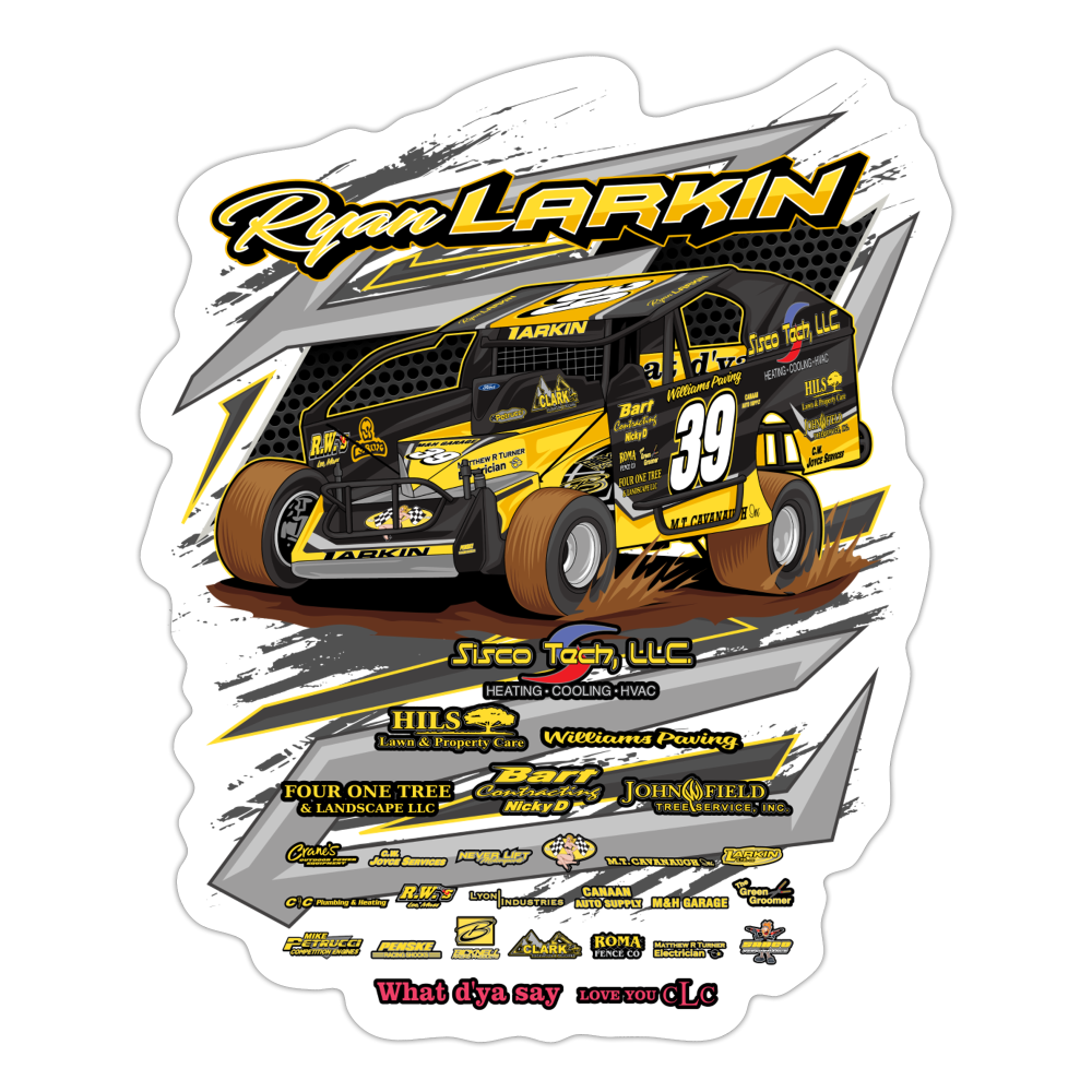 Ryan Larkin | 2023 | Sticker 2 – Five Star Racewear