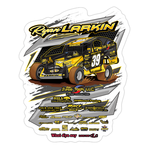 Ryan Larkin | 2023 | Sticker 2 - white matte